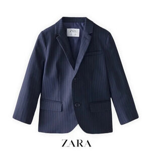 ZARA Kids | Navy Blue | SUIT JACKET WITH LINES